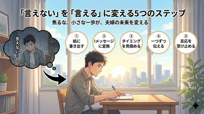 「言えない」を「言える」に変える5つのステップ