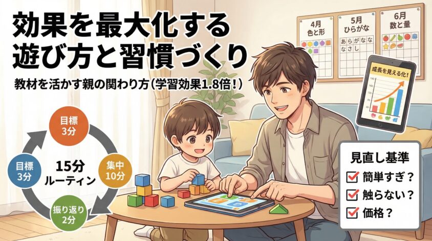 効果を最大化する遊び方と習慣づくり