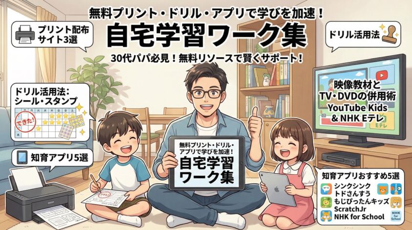 無料プリント・ドリル・アプリで学びを加速！自宅学習ワーク集