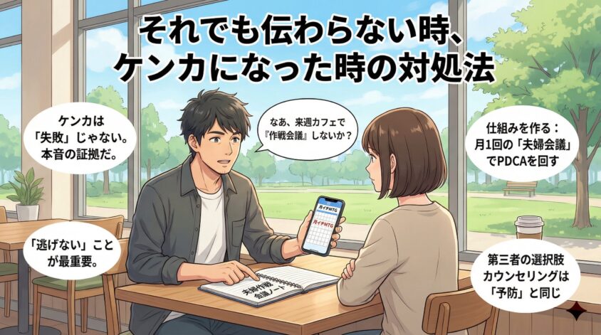 それでも伝わらない時、ケンカになった時の対処法