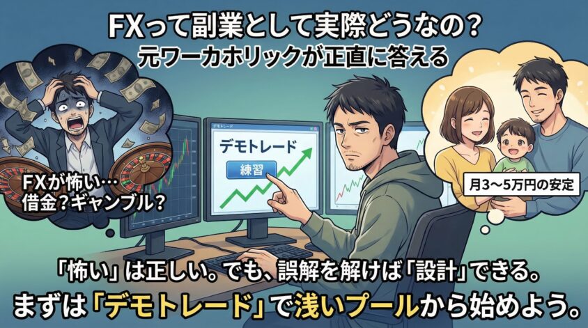 FXって副業として実際どうなの？元ワーカホリックが正直に答える