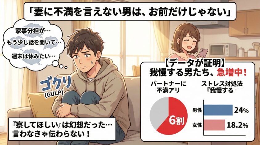 妻に不満を言えない男は、お前だけじゃない