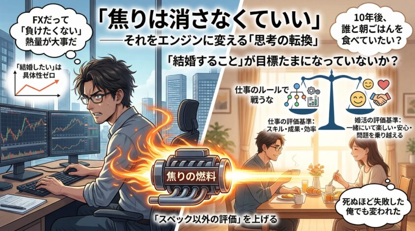 焦りは消さなくていい──それをエンジンに変える「思考の転換」