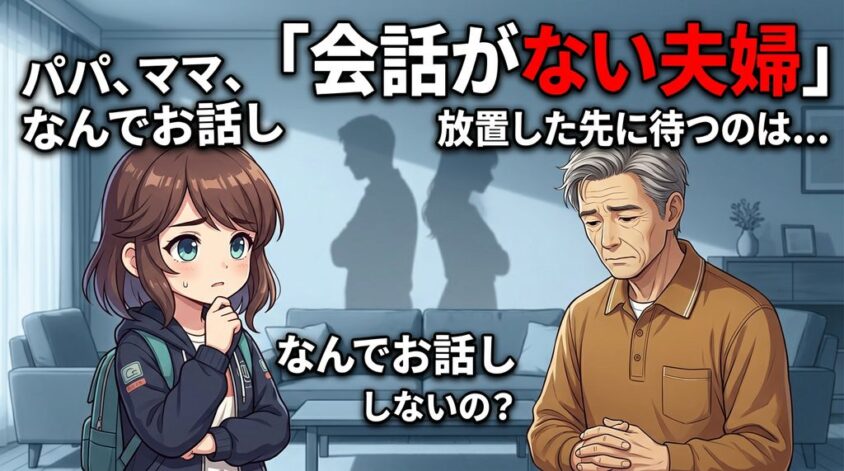 夫婦の会話がないとどうなる？｜放置した先に待っているもの