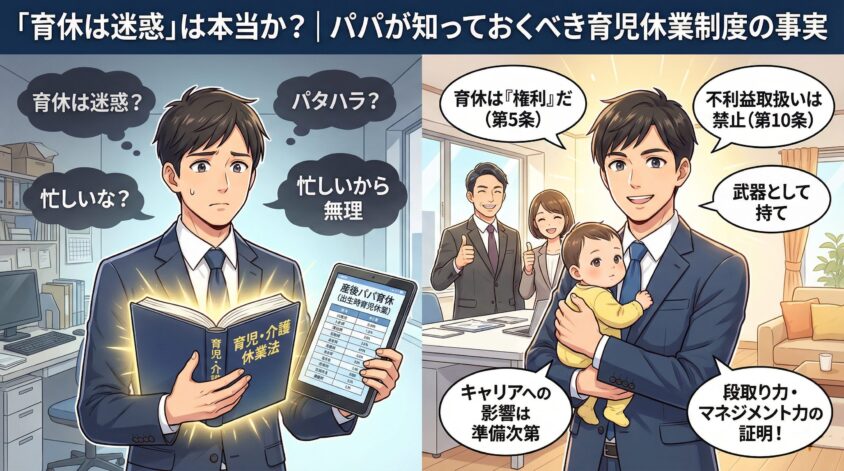 「育休は迷惑」は本当か?|パパが知っておくべき育児休業制度の事実