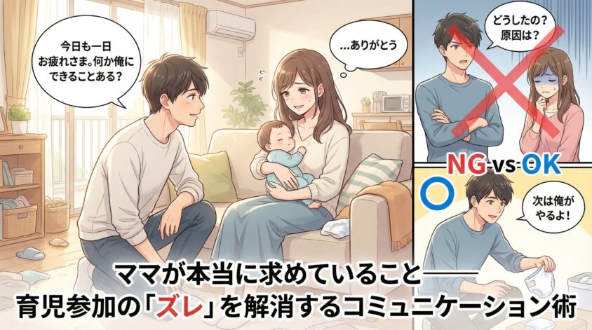 ママが本当に求めていること——育児参加の「ズレ」を解消するコミュニケーション術