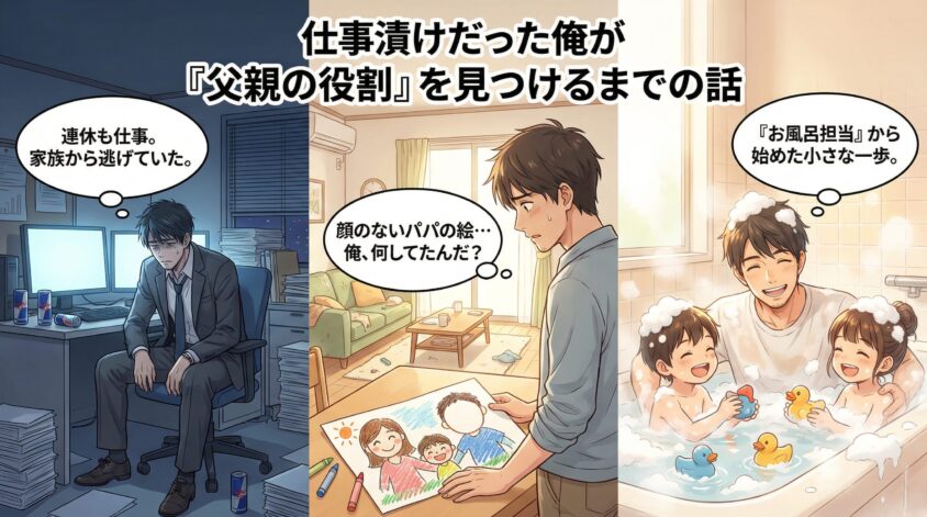 仕事漬けだった俺が「父親の役割」を見つけるまでの話
