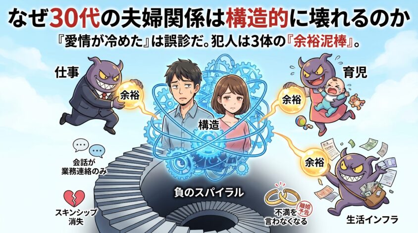 なぜ30代の夫婦関係は"構造的に"壊れるのか