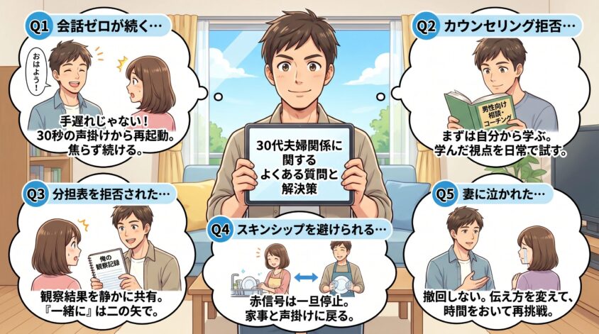 30代夫婦関係に関するよくある質問