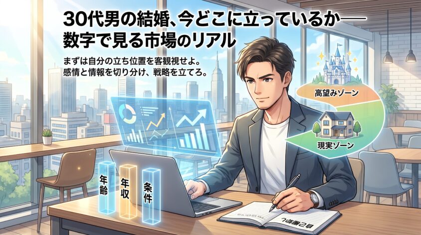 30代男の結婚、今どこに立っているか—数字で見る市場のリアル