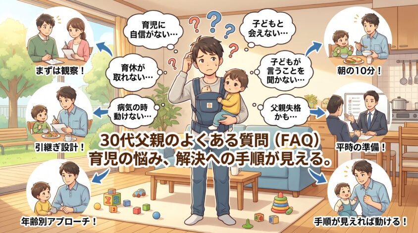 30代父親のよくある質問（FAQ）