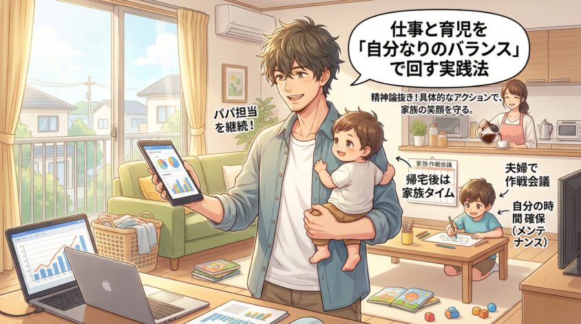 仕事と育児を「自分なりのバランス」で回す5つの実践法