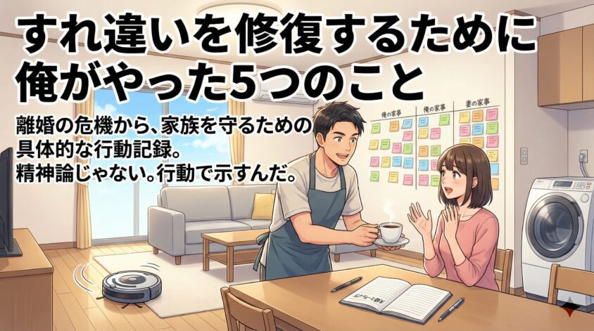 すれ違いを修復するために俺がやった5つのこと