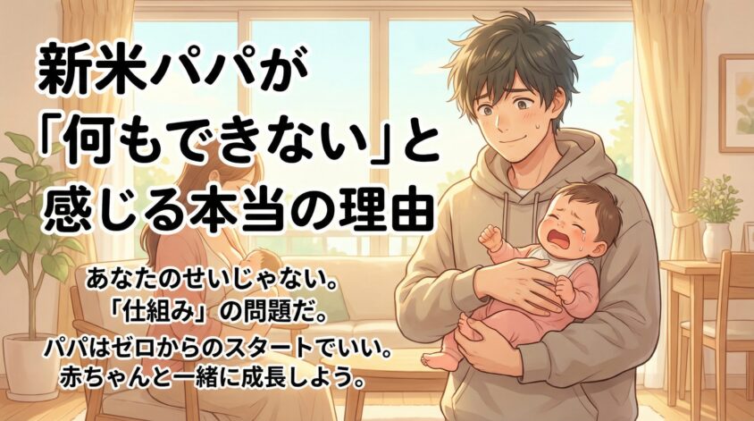 新米パパが「何もできない」と感じる本当の理由