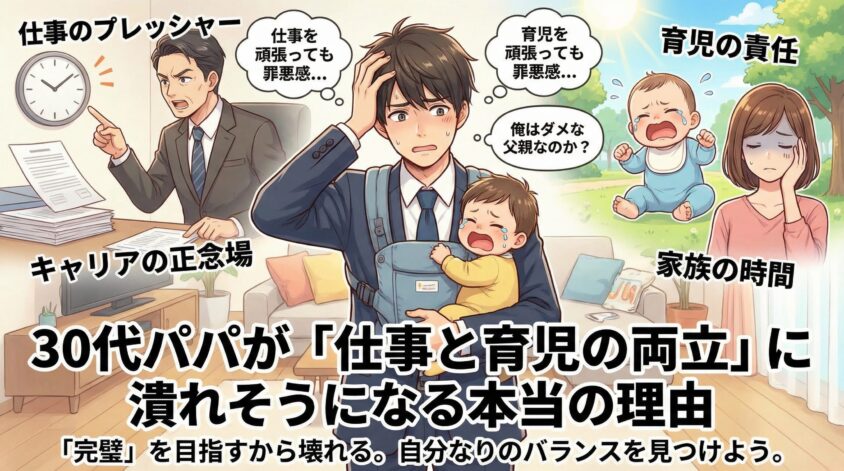 30代パパが「仕事と育児の両立」に潰れそうになる本当の理由