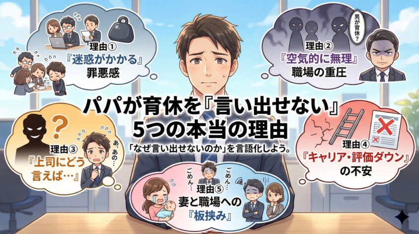 パパが育休を「言い出せない」5つの本当の理由