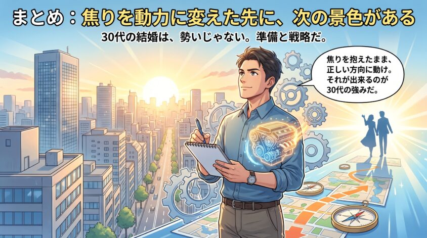 まとめ：焦りを動力に変えた先に、次の景色がある